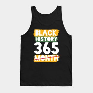 Black History Month 24/7/365 Black men African American Tank Top